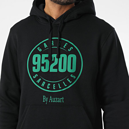 Ministere AMER - Felpa con cappuccio 95200 Nero Verde