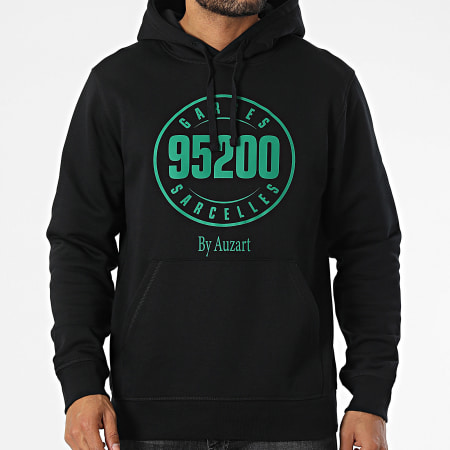 Ministere AMER - Felpa con cappuccio 95200 Nero Verde