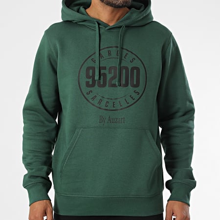Ministere AMER - Felpa con cappuccio 95200 Verde Nero