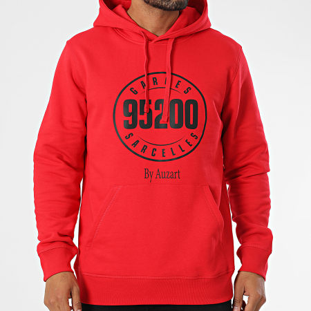 Ministere AMER - Felpa con cappuccio 95200 Rosso Nero