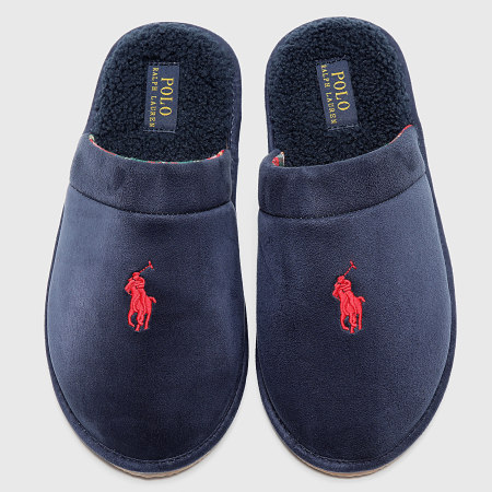 Ralph Lauren Mule Azul Marino Chanclas Hombre Verano Pantuflas