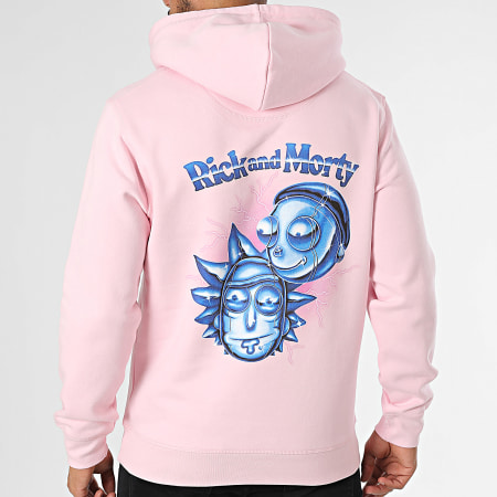 Rick Et Morty Felpa con cappuccio Chrome Pink Ryses
