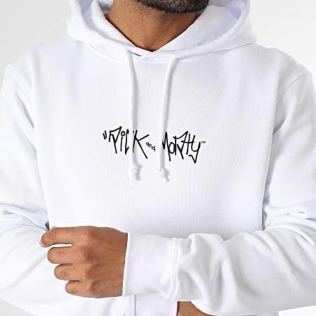 Rick Et Morty - Sudadera Graff Blanca