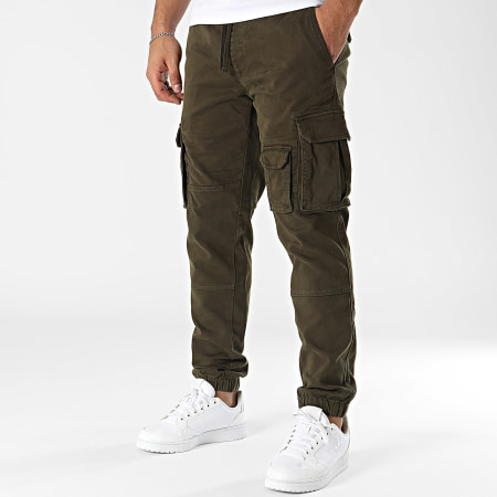 Teddy Smith - Pantalon Cargo Davis 10116976D Vert Kaki