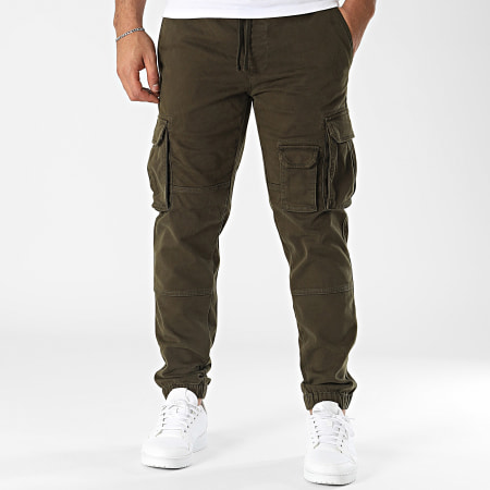 Teddy Smith - Pantalon Cargo Davis 10116976D Vert Kaki