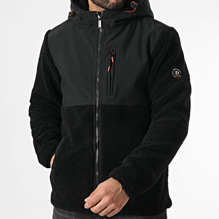 Deeluxe - Veste Polaire Zippée Capuche Centero 04V5950M Noir