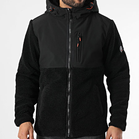 Deeluxe - Veste Polaire Zippée Capuche Centero 04V5950M Noir