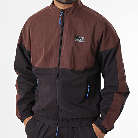EA7 Emporio Armani - Ensemble De Survetement 6DPV04-PNHEZ Noir Marron