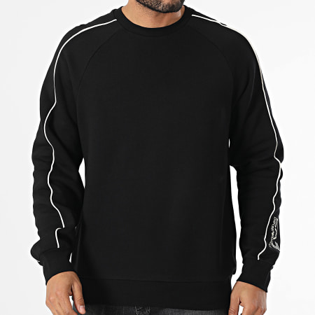 EA7 Emporio Armani - Sudadera con cuello redondo 6DPM20-PJZJZ Negro
