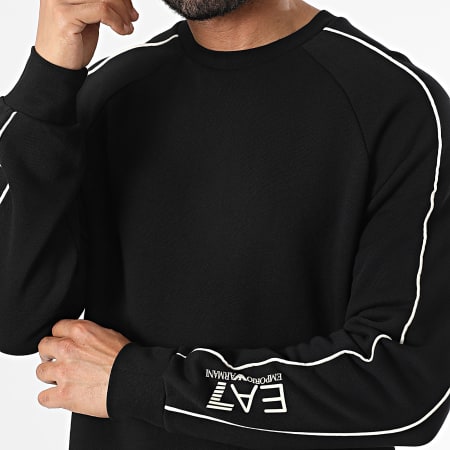 EA7 Emporio Armani - Sudadera con cuello redondo 6DPM20-PJZJZ Negro