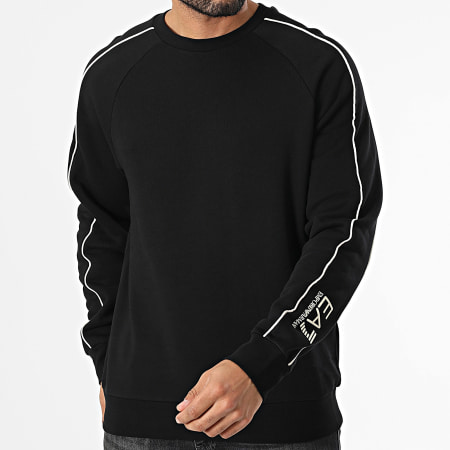 EA7 Emporio Armani - Sudadera con cuello redondo 6DPM20-PJZJZ Negro