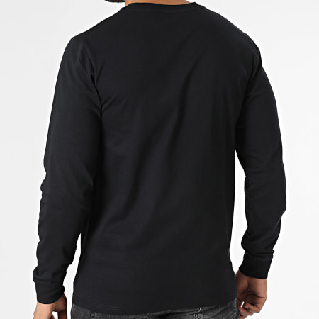 NASA - Tee Shirt Manches Longues Worm Logo Black Rainbow Noir Iridescent