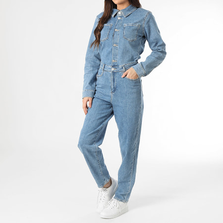 Only - Combinaison Jean Femme Believe Bleu Denim
