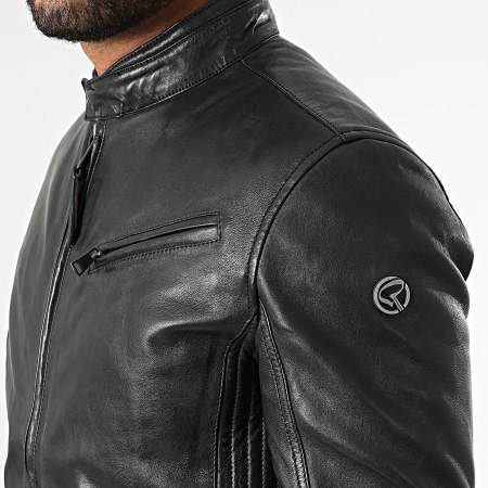 Redskins - Veste Cuir Trust Victory Noir