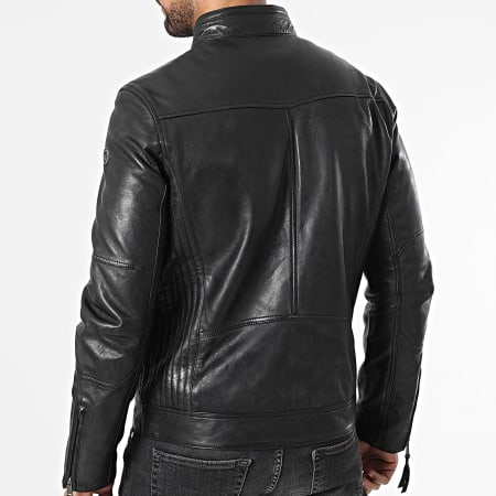 Redskins - Veste Cuir Trust Victory Noir