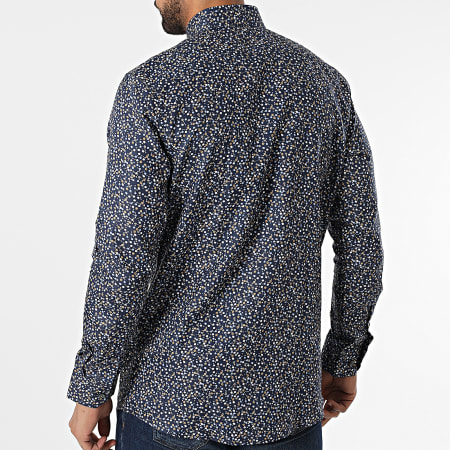 Classic Series - Ethan Slim Camisa Manga Larga Azul Marino