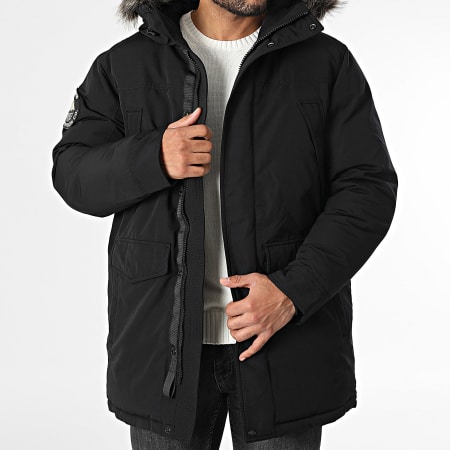 Parka Capuche Fourrure Everest Faux Fur M5011929A Noir