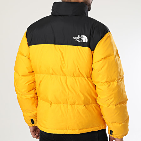 The North Face - Doudoune Capuche Retro Nuptse 1996 A3C8D Jaune Noir