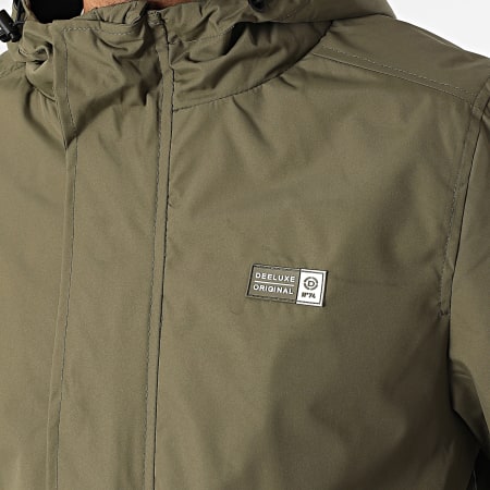 Deeluxe - Veste Zippée Capuche Longue Vinlong 04V6310M Vert Kaki