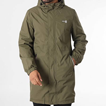 Deeluxe - Veste Zippée Capuche Longue Vinlong 04V6310M Vert Kaki