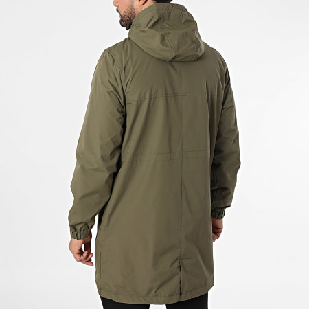 Deeluxe - Veste Zippée Capuche Longue Vinlong 04V6310M Vert Kaki