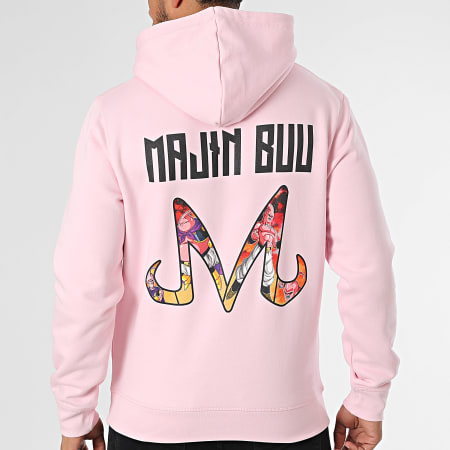Hoodie Sudadera Rosa Dragon Ball Sudadera Con Capucha Majin Chest