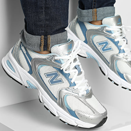 New Balance Baskets 530 MR530ADA Reflection Silver Metalic Heron Blue LaBoutiqueOfficielle