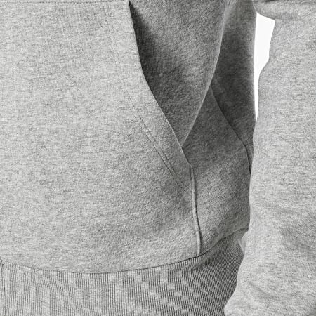 Produkt - Sweat Zippé Capuche GMS Basic Gris Chiné
