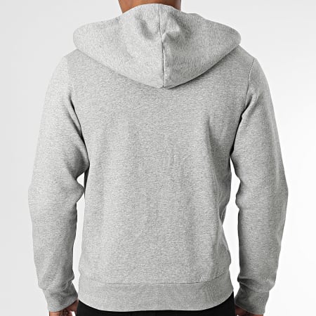 Produkt - Sweat Zippé Capuche GMS Basic Gris Chiné