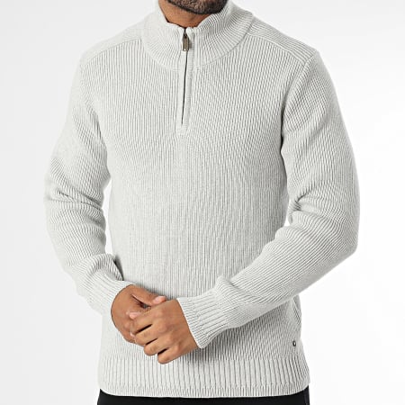 Teddy Smith - Harcour Sweater met rits 11517059D Grijs