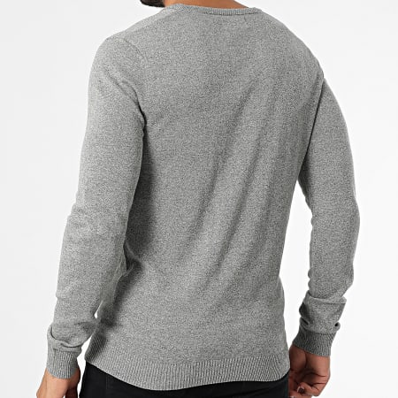 Teddy Smith - Pulser 3 V-hals trui 11516830D Heather Grey