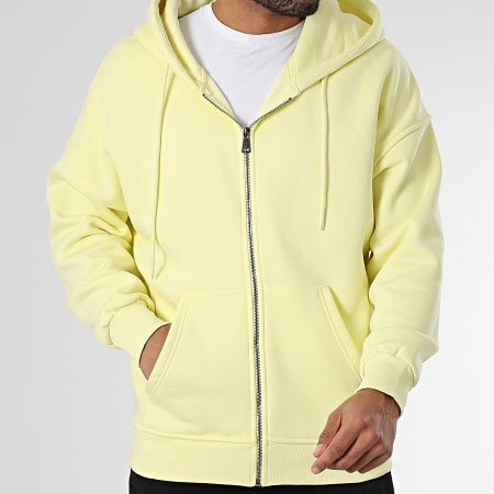Classic Series Sweat Zippé Capuche Jaune