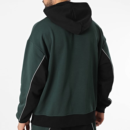 Classic Series - Ensemble De Survetement Noir Vert Foncé