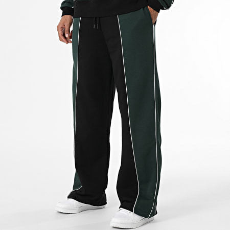 Classic Series - Ensemble De Survetement Noir Vert Foncé