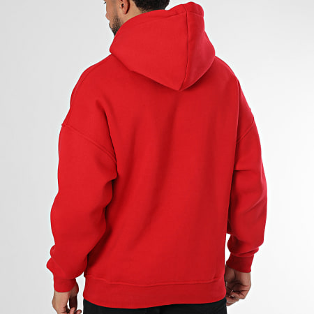 Sudadera Roja Hombre New Era Chicago Bulls Sudadera Con Capucha