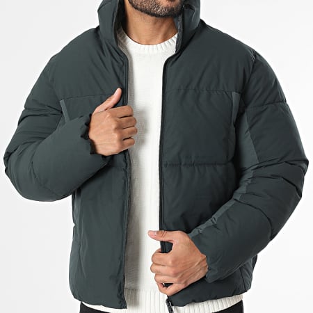 Jack And Jones - Abrigo Bloqueo Vesterbro Verde Oscuro