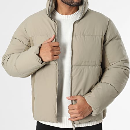 Jack And Jones - Abrigo Beige Bloqueo Vesterbro