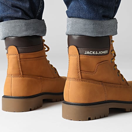 Jack And Jones Stivali Finius Nubuck 12267033 Logo Miele Ryses