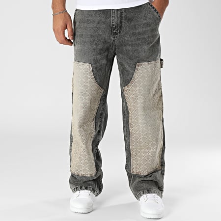 2Y Premium - Jean Regular Gris Anthracite Beige