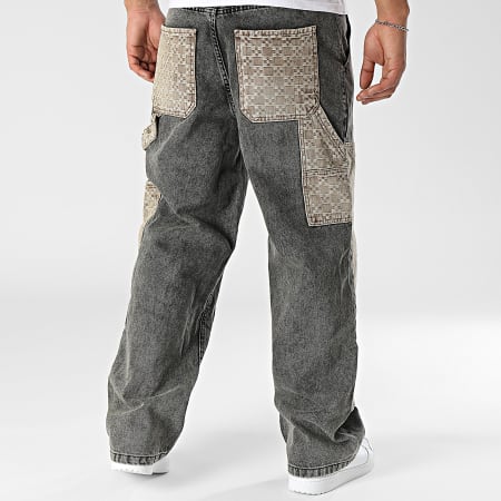 2Y Premium - Jean Regular Gris Anthracite Beige