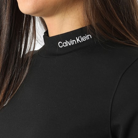 Calvin Klein - Tee Shirt Manches Longues Femme 4763 Noir