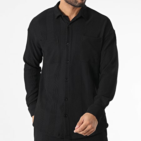 Classic Series - Zwart shirt en broek met lange mouwen