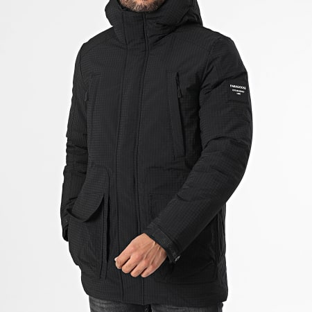 Classic Series - Parka negra con capucha Eastern