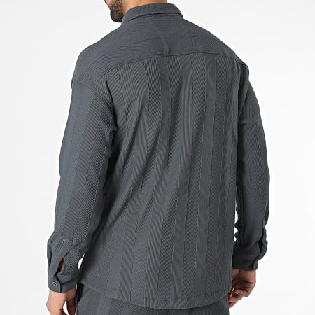Classic Series - Charcoal grijs shirt en broek met lange mouwen