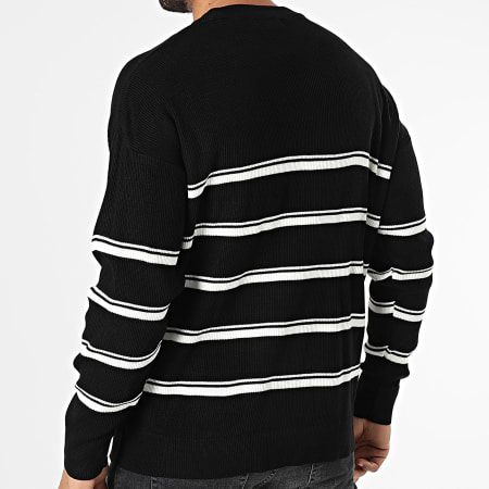 Classic Series - Pull A Rayures Noir Blanc