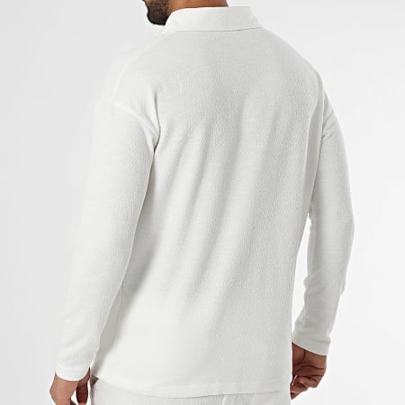 Classic Series - Poloshirt en broek met lange mouwen Wit