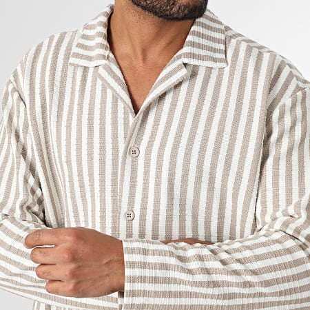 Chemise De Spectacle RJ Classics Manches Longues - Femme - Blanc - Taille XL