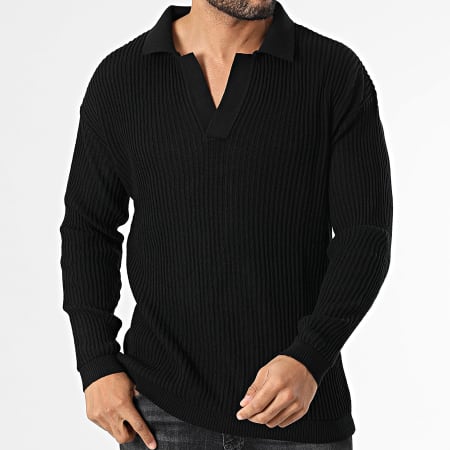 Classic Series - Pull Col V Noir