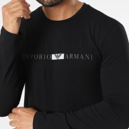 Emporio Armani - Tee Shirt Manches Longues 111984-4F525 Noir