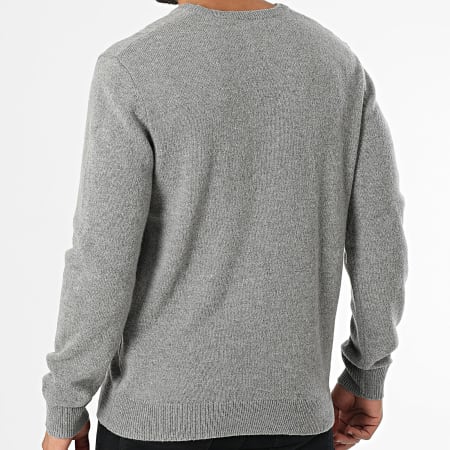 Levi's - V-neck sweater A8618 Gris Chiné - Ryses